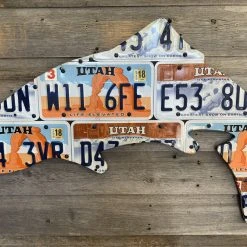 Cody Richardson Art - Utah Trout License Plate Art Gifts