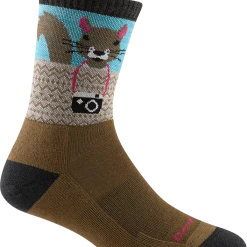 DARN TOUGH WOMENS CRITTER CLUB MICRO CREW LIGHTWEIGHT WITH CUSHION