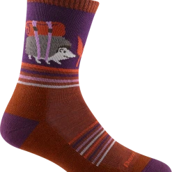 DARN TOUGH WOMENS CRITTER CLUB MICRO CREW LIGHTWEIGHT WITH CUSHION